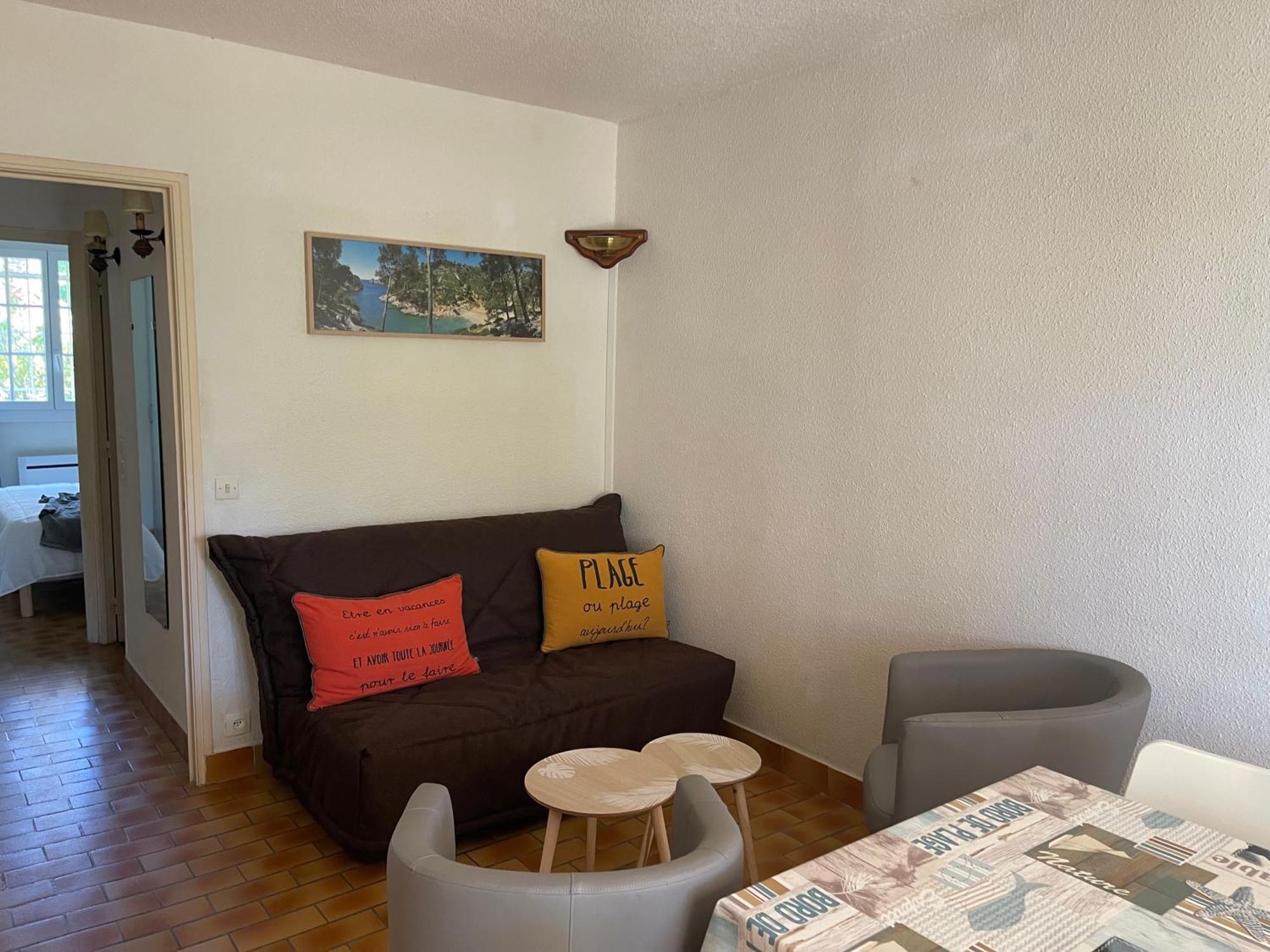 Appart-St Cyr Sur Mer-La Madrague-4Pers-Parking Сен Сир сюр Мер Екстериор снимка